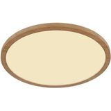 Globo Lighting Deckenleuchte  ¦ holzfarben ¦ Maße (cm): B: 29,4 H: 2,5 T: 29.4 Lampen & Leuchten > Deckenlampen - Sconto