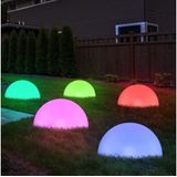 5er Set RGB LED Solarleuchten, Kugel, Farbwechsel, L 475 cm