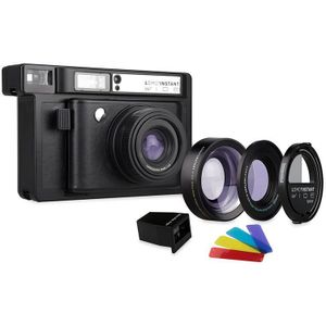 Lomography - Lomo'Instant Wide - Instant Camera - Zwart - 90 mm Lens