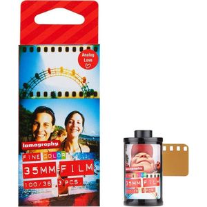 Lomography - Color Negative 100 - Analoge Film - Pakje van 3