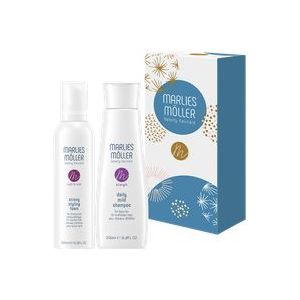 Marlies Möller Beauty Haircare Strength Cadeauset Daily Mild Shampoo 200 ml + Strong Styling Foam 200 ml