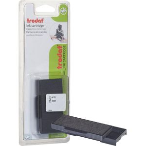 Stempelpude trodat 6/55 sort pakke a 2 stk.