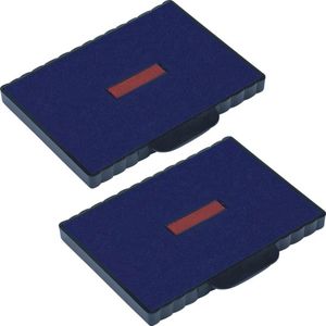trodat Ersatzstempelkissen 8,5 x 5,5 cm blau/rot