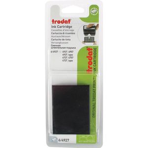trodat Ersatzstempelkissen 6,0 x 4,0 cm schwarz