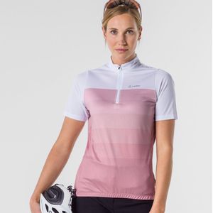 Loeffler - W Bike Jersey HZ Rainbow Mid Rosanne - Fietsshirt - Roze - 100% Polyester