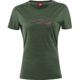Löffler - Printshirt Country - Sportshirt - Groen - Merino-Tencel