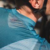 Loeffler - Bike Jersey FZ Pow Air - Korte Mouwen - Dark Petrol - Polyester/Elastan