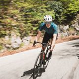 Loeffler - Bike Jersey FZ Pow Air - Korte Mouwen - Dark Petrol - Polyester/Elastan