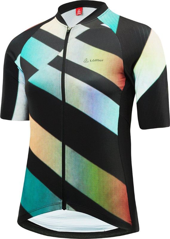 Loeffler fietsshirt korte mouwen W Bike Jersey FZ Statement - Zwart