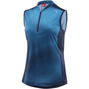 Loeffler - W Bike Sleeveless HZ Cielo - Fietsshirt - Blauw - Polyester