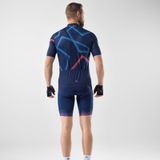 Loeffler fietsshirt korte mouwen M Bike Jersey FZ Penta Dark Blue - Blauw