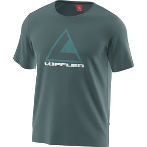 Loeffler - M Printshirt L50 Transtex® single CF - Korte Mouwen - Nacht Groen
