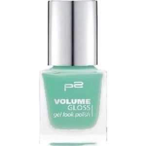 P2 EU Cosmetics Volume Gloss Gel Look Nagellak 510 scheme architect light Turquoise 12ml
