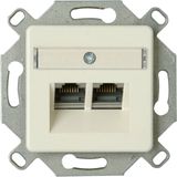 Kopp - Insteek Netwerkcontactdoos - Aluminium - 1 stuk