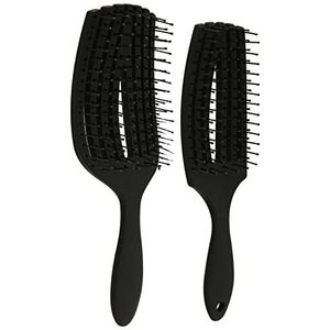 Ontwarren Haarborstel, Ontwarren Borstel, 2 stks 8 Rij Kam Set Ontwarren Massage Droog Nat Haar Styling 6 Rij Styling Kam Kit voor Schoonheidssalon