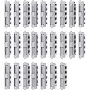 25 stuks haar permanent staven, plastic koude golven staaf rollen clips krultang klem permanente staaf haar styling kappers styling tool voor kapper kapper thuis (kleur: 1)