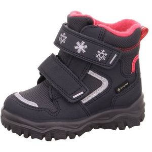 Superfit Husky1 warm gevoerde Gore-tex sneeuwlaarzen voor meisjes, Grijs Roze 2020, 21 EU