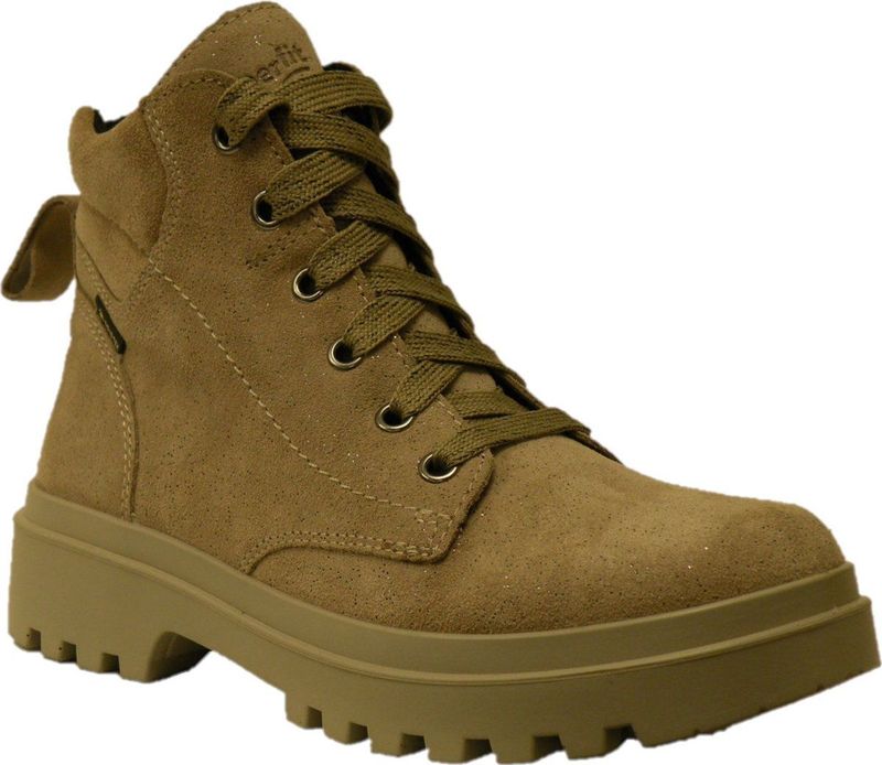 Superfit - 1-600 Veterschoenen - Grijs - Leer