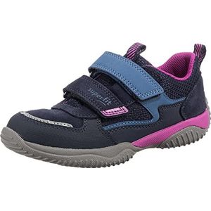 superfit Storm meisjes Sneaker, Blauw Roze 8020, 42 EU