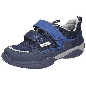 Superfit Storm Sneakers voor jongens, Blauw lichtgrijs 8010, 26 EU