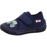 SUPERFIT Huisschoenen 'Bill'  nachtblauw / aqua / lichtgrijs / lichtgroen / zwart