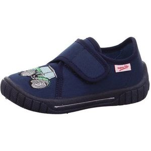 SUPERFIT Huisschoenen 'Bill'  nachtblauw / aqua / lichtgrijs / lichtgroen / zwart