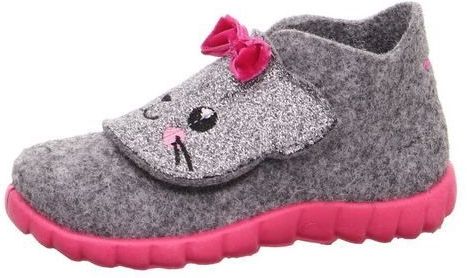 Superfit - Happy - Gezondheidsslippers - Lichtgrijs - Vilt