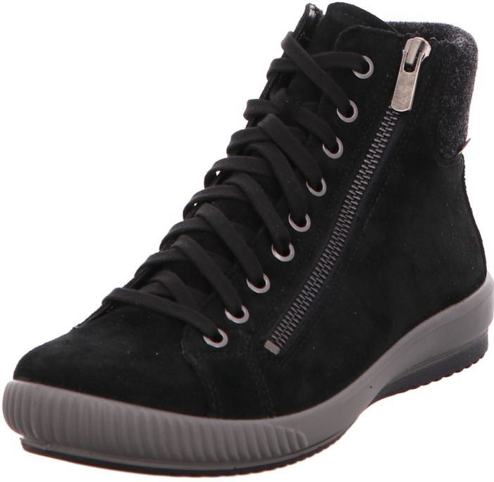 Legero - Velours Winterlaars - Zwart - Dames - Slijtvaste Rubberen Zool