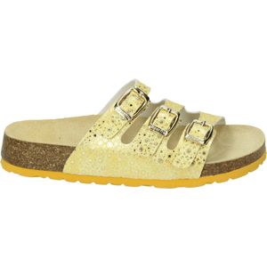 Superfit Pantoffels met voetbed voor meisjes, geel 6040, 36 EU