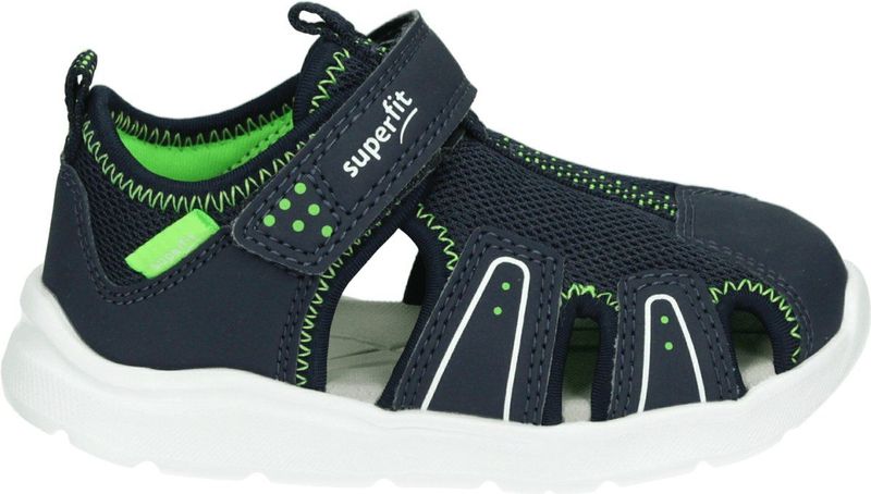 Superfit Wave sandalen voor jongens, Blauw lichtgroen 8050, 19 EU