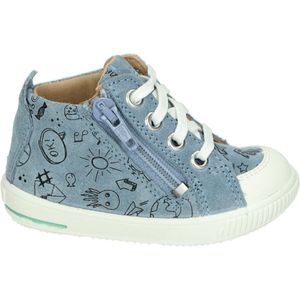Superfit - 362 - Jongens Sneaker - Blauw - Nubuck - Rubber Zool