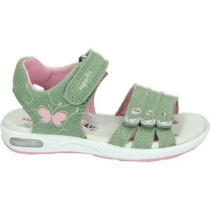 Superfit 6137 - MeisjesSandalenKindersandalen - Kleur: Groen - Maat: 29