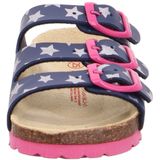 Slippers - Blauw/Pink - Gedessineerd - Allover Print