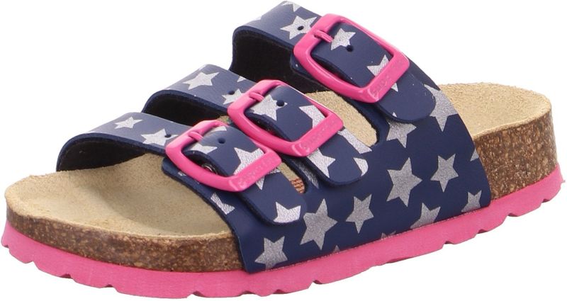 Slippers - Blauw/Pink - Gedessineerd - Allover Print