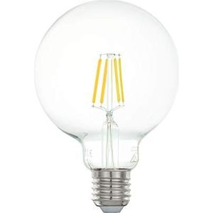 EGLO E27 LED Globe Gloeilamp klassieke retro verlichting 4W (komt overeen met 40W), 470 lumen, warm wit 2700 Kelvin, Edison G95, Ø 9,5 cm