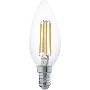 Eglo - LED Filamentlamp - Kaarsvormig - Warm Wit - E14 - 4 Watt