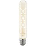 LED - Buisvormig - Goud - E27 - 12,5 cm - Vintage Design