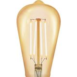 EGLO LED Lamp - E27 - Ø 6,4 cm - ST64 - Amber - 1700K - Dimbaar