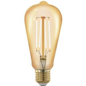 EGLO LED Lamp - E27 - Ø 6,4 cm - ST64 - Amber - 1700K - Dimbaar