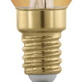 EGLO Led-gloeilamp E14 dimbare Edison lamp gouden vintage kaarsvorm retro verlichting 4 Watt (komt overeen met 28 watt) 300 lumen warmwit goud 1700 Kelvin C35 Ø 3,5 cm