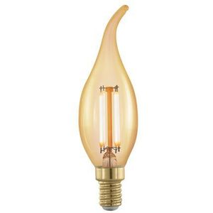 Eglo Ledfilamentlamp Kaars Amber E14 4w | Lichtbronnen