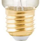 EGLO LED Lamp - E27 fitting - Ø 8 cm - G80 - Amber - 2000K - Dimbaar