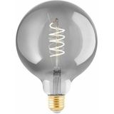 EGLO LED Lamp - E27 - Ø 12,5 cm - G125 - Smoke - Dimbaar
