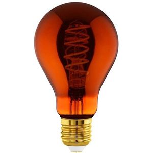 EGLO - LED Lichtbron - Koperkleurig Glas - Dimbaar - E27 Fitting