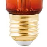 E27 Ledlamp - Koperkleurig - Dimbaar - Spiraalvormig - 4 Watt