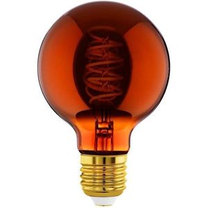 E27 Ledlamp - Koperkleurig - Dimbaar - Spiraalvormig - 4 Watt