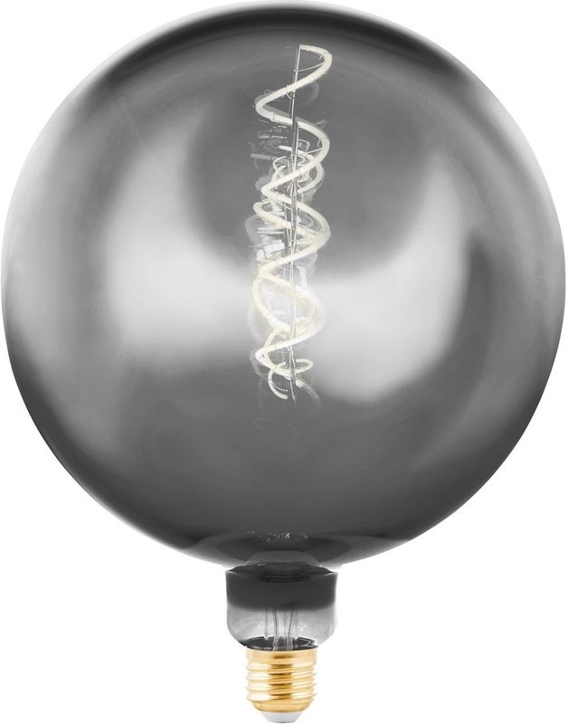 Decoratieve LED Filament Bollamp - Chroomkleurig - Dimbaar - E27