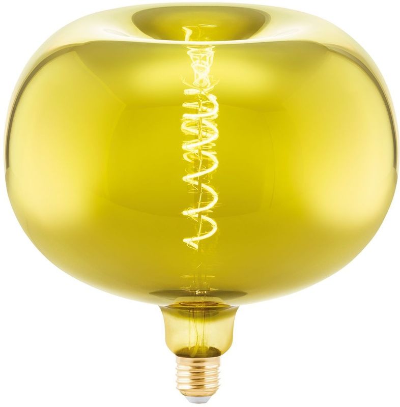 Decoratieve Bollamp - Appelvorm - Goudkleurig - LED Filament - Dimbaar