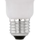 EGLO LED lamp E27 dimbaar, vierkante Edison gloeilamp Big Size, 4,5 Watt (40w equivalent), 470 Lumen, lichtbron extra-groot, warm wit, opaal glas, 2700 Kelvin, TS140, Ø 14 cm