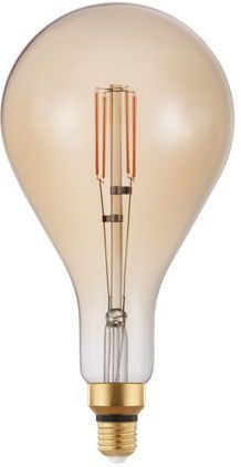EGLO - Filament LED Lamp - Amber - Dimbaar - 4,5 Watt - Ø 16 cm